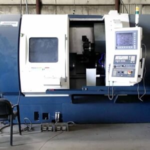 Johnford SL-500A CNC Turning Center Lathe, 2018- Y Axis, Live Tools, 4″ Bar, Sub Spindle, 12’ Bar Feeder