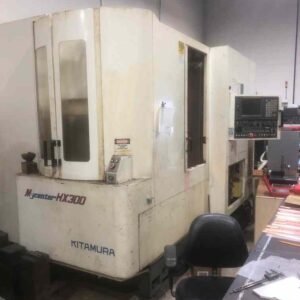 Kitamura Mycenter HX300 HMC, 2001 – Fanuc Control, Low Hours, 15k Spindle, Tombstones Included