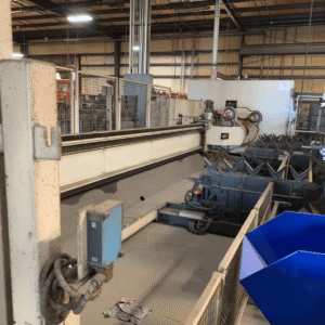 2500 Watt Mazak 3D Fabri Gear 150 CO2 Tube Laser, 2007-