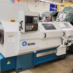 ROMI C-420 CNC Teach Lathe, 2020, 8 Station Turret, Low Hours, Rigid Tap