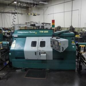 Nakamura Tome TW-20, Twin Spindle/Turret CNC Lathe, 1998 – Fully Loaded, LNS Load/Unload, Probe, Tooling Included