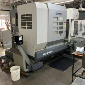 Okuma MC-V4020 VMC, 2006 – 300 PSI Through Spindle Coolant, 4th Axis Ready