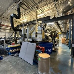 Davis-Standard / Black Clawson 4.5″ Plastic Extruder – Model EXTR-B, 2009, Single Screw, Heavy-Duty, High Output