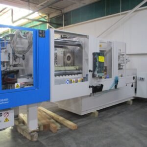 330 Ton Krauss Maffei 300-1000CX Injection Molding Machine – 2016 – 13.6 oz, Robot Ready