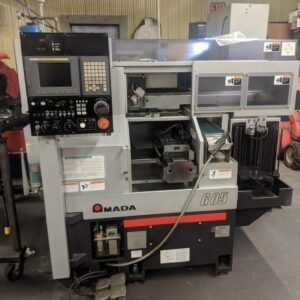 Amada Wasino G-05 CNC Gang Lathe, 2012 – Gantry Loader, Mist Buster, Fanuc Control