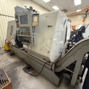 Haas SL-30TB Big Bore Lathe, 2003 – Tailstock, Chip Conveyor, Known Issue