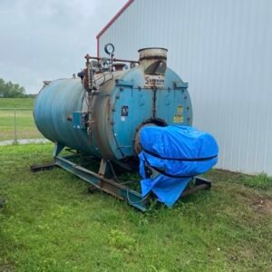 250 HP, Superior Boiler Works Aztec Boiler-Burner Unit 5-X-1276 Steam Boiler, 150 PSI, 1991 – with DA Feed Tank