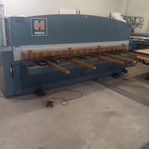 Haco TS 3008 5/16″ x 10′ Hydraulic Power Squaring Shear, 2005