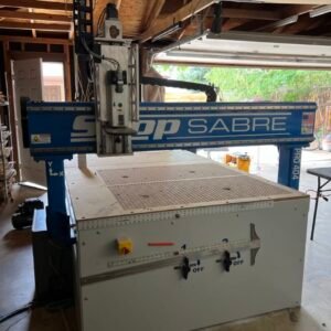 4’x8′ Shop Sabre Pro 404 CNC Router, 2018 – Dust Collector, Vacuum Pump