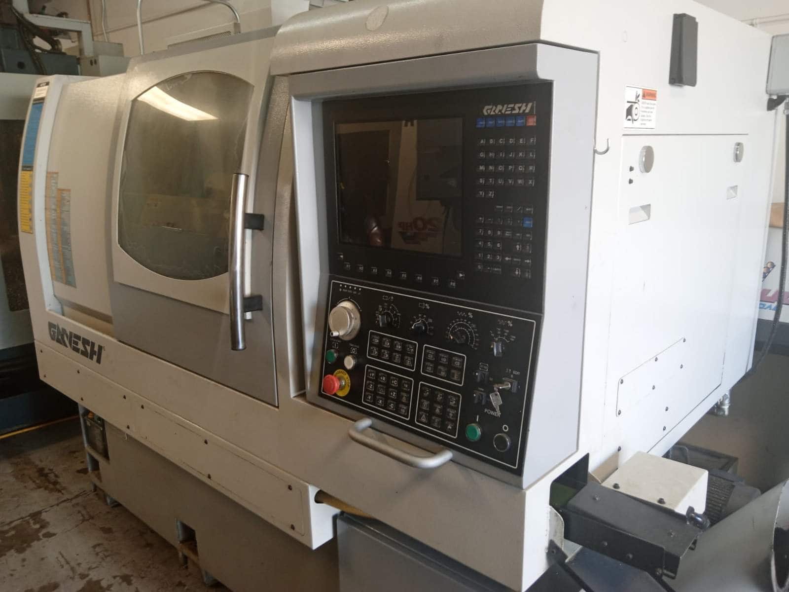 Ganesh Cyclone 32CS CNC Swiss Lathe, 2010 – Parts Catcher, Live Tooling, Sub Spindle - Image 2