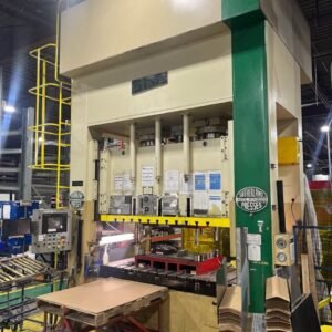 300 Ton Sutherland Hydraulic Straight Side Press, 2001 – Alan Bradley PanelView 1000 Control