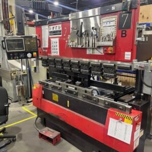 50 Ton x 6.5′ Amada 5020FS Hydraulic Press Brake, 1998 – Amada NC9-FS Control