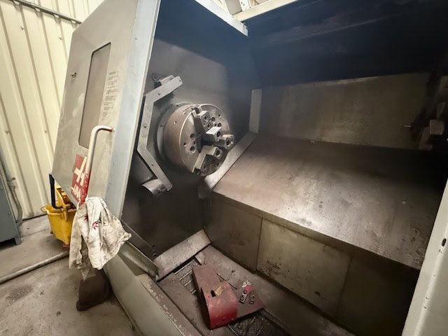 Haas SL-30TB Big Bore Lathe, 2003 – Tailstock, Chip Conveyor, Known Issue - Image 8