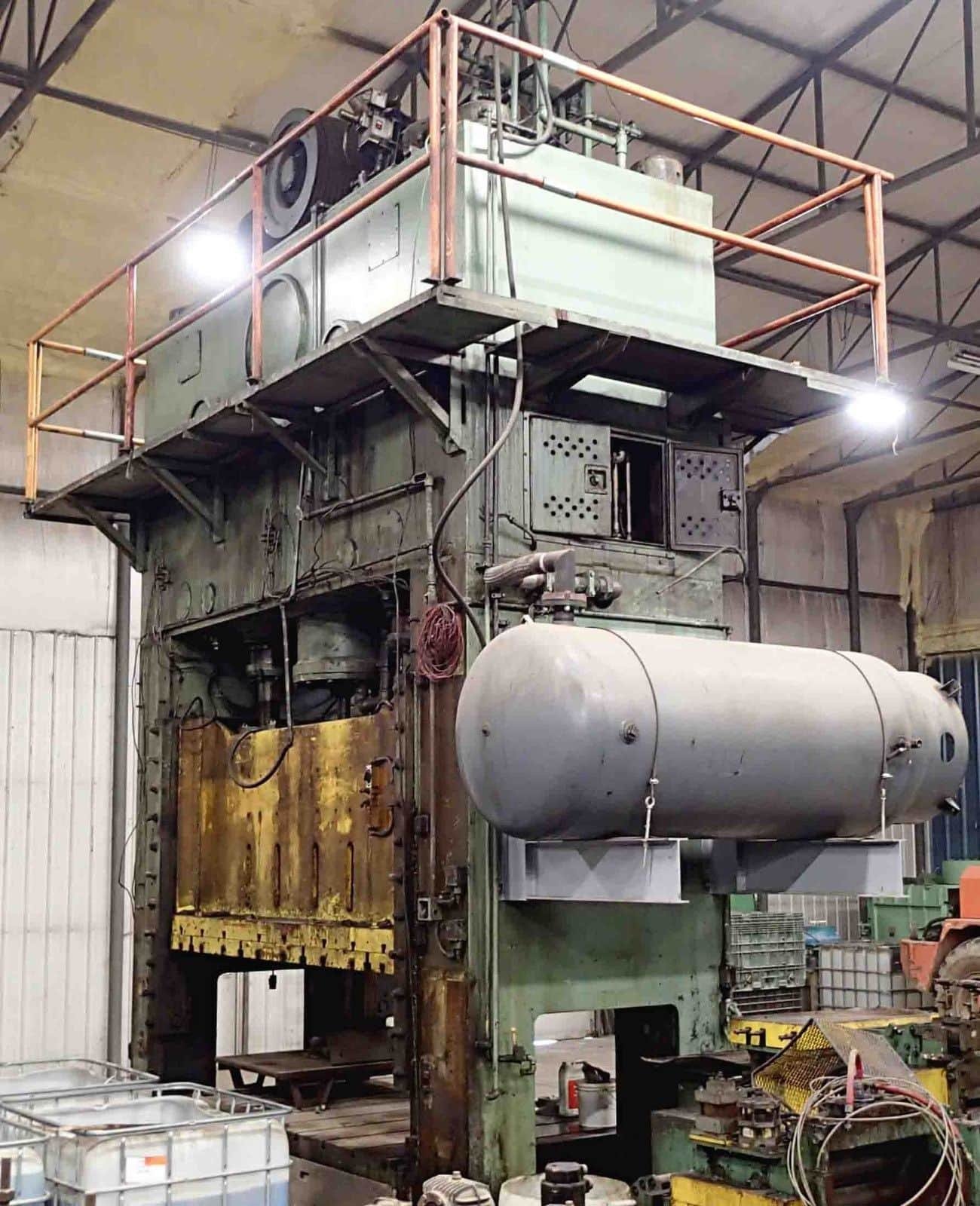 660 Ton British Clearing Model S4-650 108-64 Straight Side Press- 66″ x 108″ Bed, 18″ Stroke, 48″ Shut - Image 9