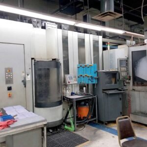 Toyoda FH450S HMC, 2007- 450mm x 18 Pallet RGV, 494 ATC, Probing, CTS, Software Upgrade