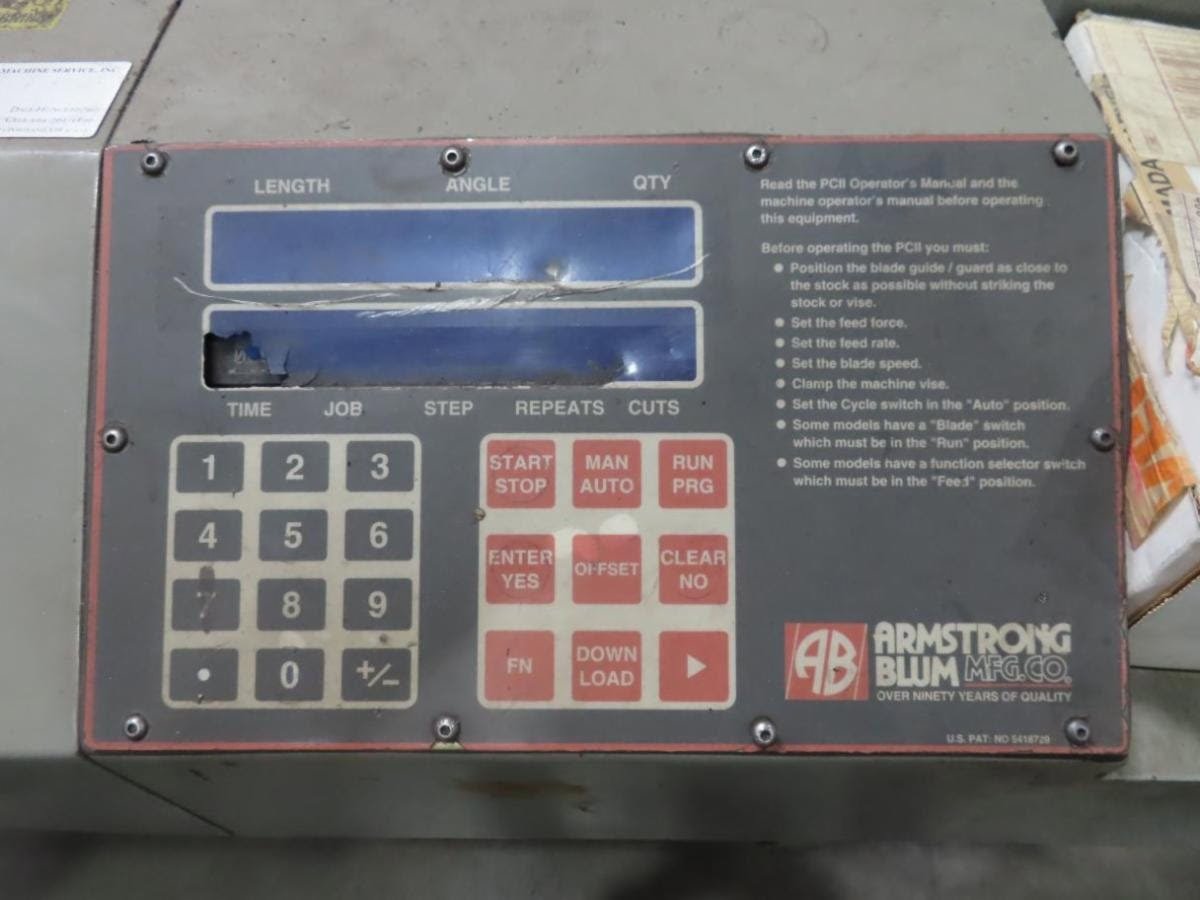 Marvel 2125A-PC60 Automatic Vertical Tilt-Frame Bandsaw, 2006 - Image 3